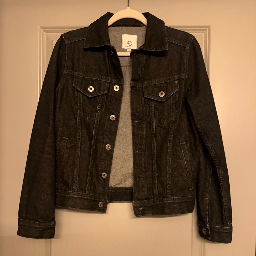 AG Jeans black denim jacket